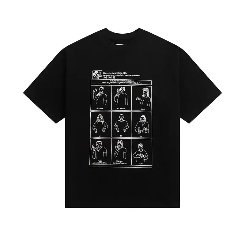 Maison Margiela Tees — 625 black colorway — USFans Spreadsheet photo