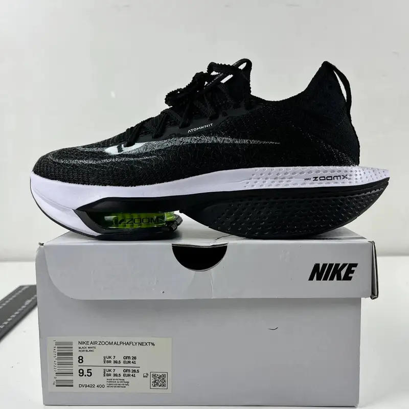 Nike Vaporfly Next% 2 — white and black DV9422-400 colorway — USFans Spreadsheet photo