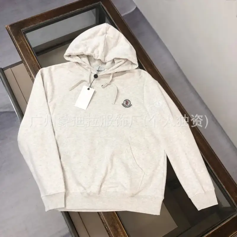 Moncler Hoodie — grey colorway — USFans Spreadsheet photo