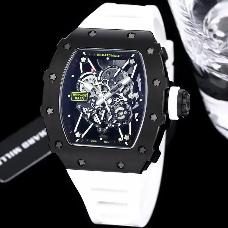 Richard Mille Watch 35-02 — Black Shell  White Tape colorway — USFans Spreadsheet photo