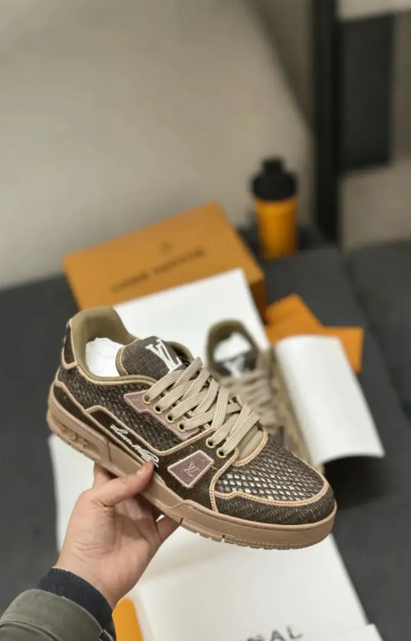 LV Trainers — brown colorway — Kakobuy Spreadsheet photo