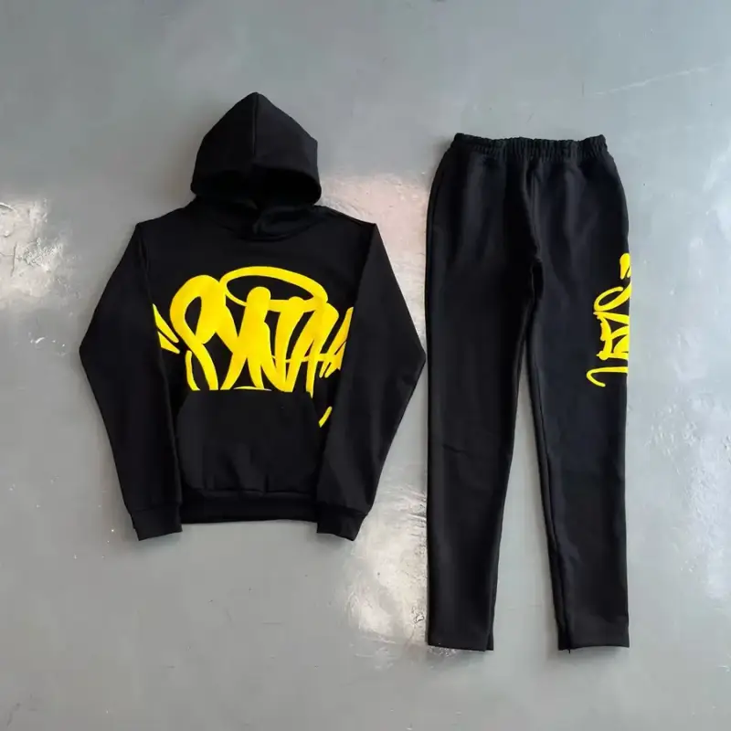 Syna Tracksuit Black-Grey — Black/Yellow Print colorway — USFans Spreadsheet photo
