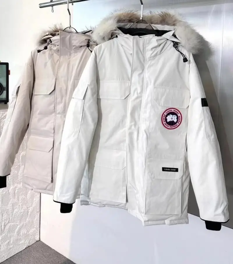 Canada Goose Wyndham Jacket — white colorway — USFans Spreadsheet photo