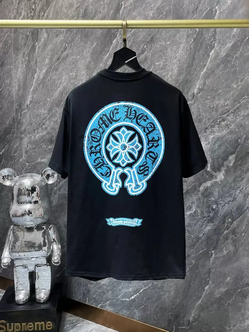 Chrome Hearts Leather Tee — 8786 luminous black colorway — USFans Spreadsheet photo