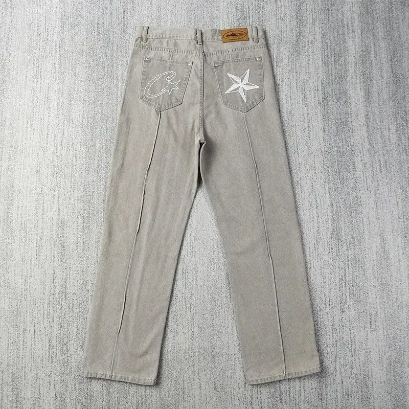 Corteiz jeans — CORT-CR002 gray colorway — USFans Spreadsheet photo