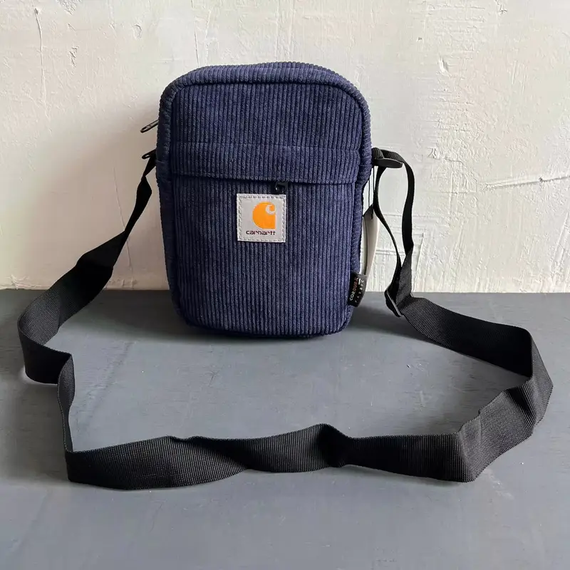 Carhartt Square Shoulder Bag — Card Corduroy Messenger Bag Blue colorway — USFans Spreadsheet photo
