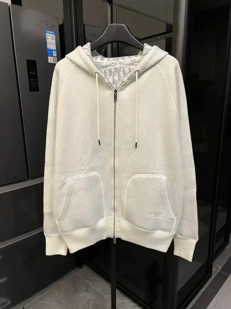 Dior Inside Monogram Hoodie — wear white on both sides colorway — USFans Spreadsheet photo