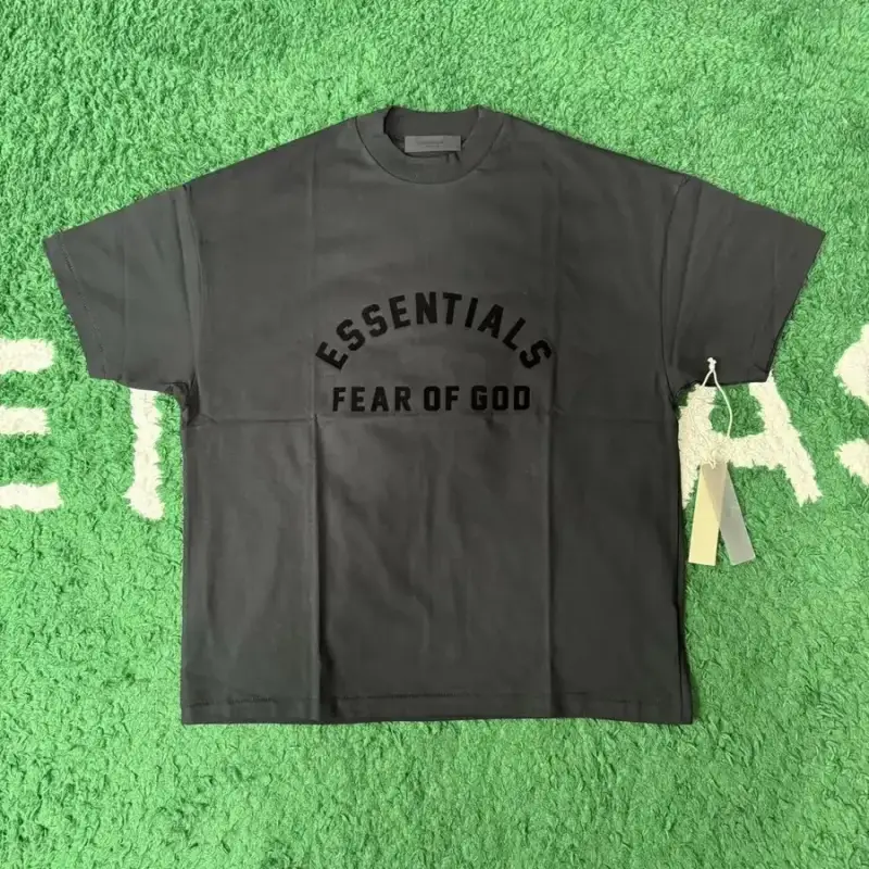 Essentials T-Shirt Short Sleeve — Dark blue and black colorway — Kakobuy Spreadsheet photo