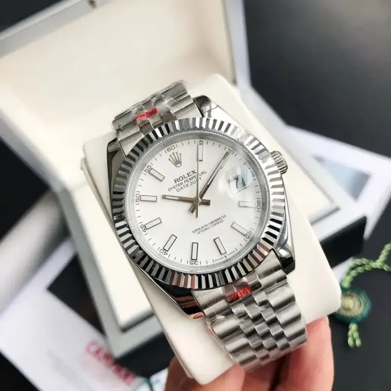 ROLEX — Silver shell white plate-five beads steel colorway — USFans Spreadsheet photo