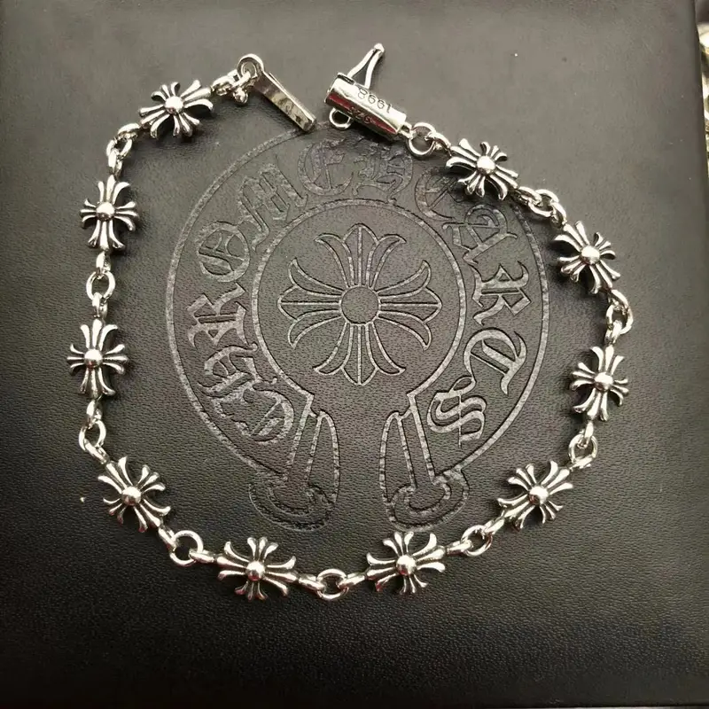 Chrome Hearts bracelet — Diamond free cross flower bracelet colorway — USFans Spreadsheet photo