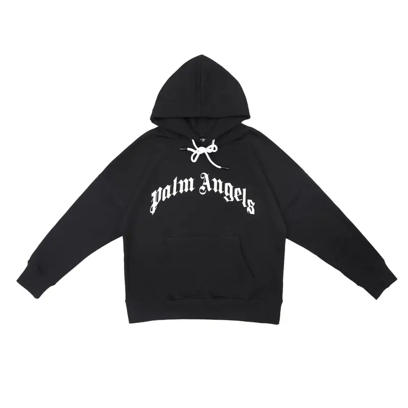 Palm Angels Hoodie — Classic Letter Black Correct Edition colorway — USFans Spreadsheet photo