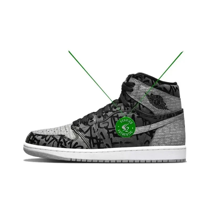 Off-White AJ1 University Blue — Letter ban colorway — USFans Spreadsheet photo