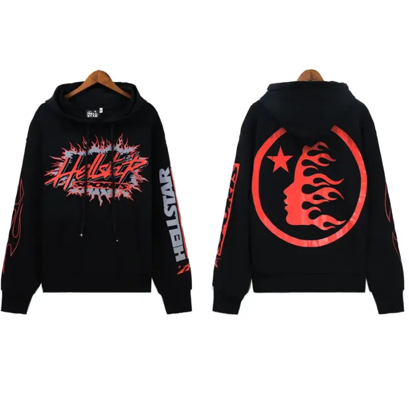 Hellstar Hoodie — Cotton hooded sweater DY-W01 black colorway — USFans Spreadsheet photo