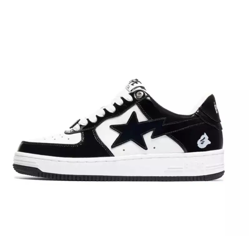 Bapesta Sneakers — Twisted Black and White colorway — Kakobuy Spreadsheet photo