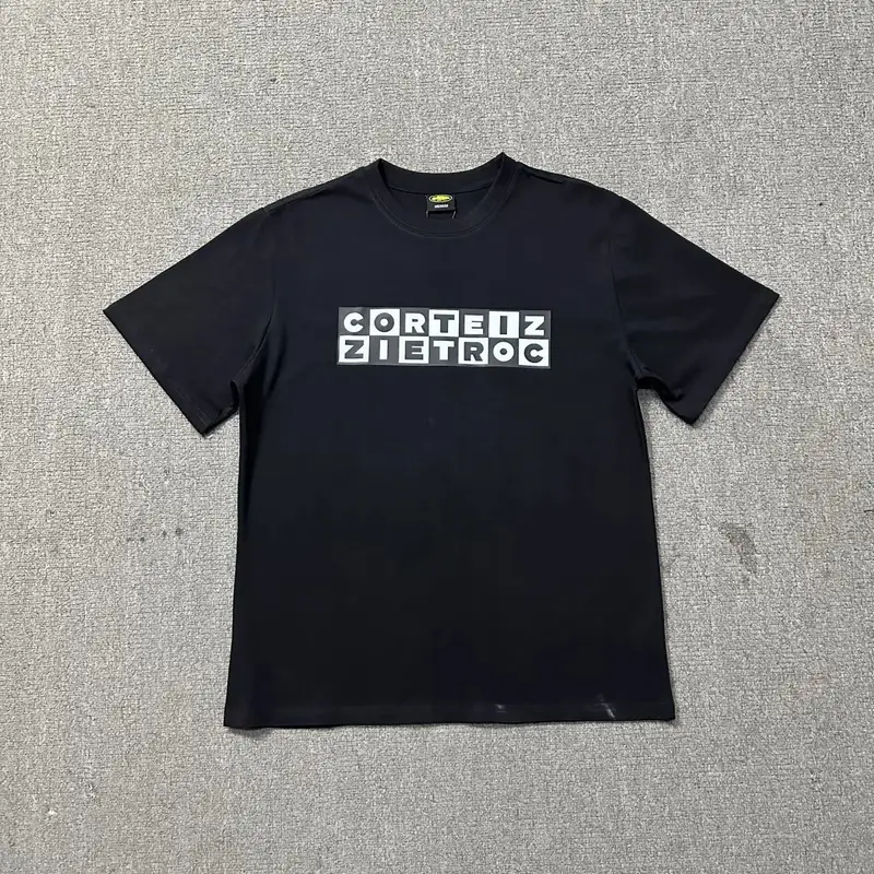 Corteiz Tee — 3255 black colorway — USFans Spreadsheet photo