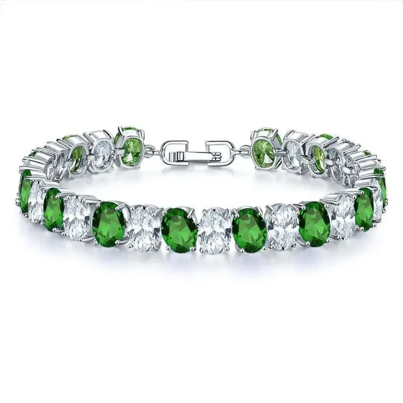 Random Bracelet — KSB00068 Platinum Green Diamond colorway — USFans Spreadsheet photo