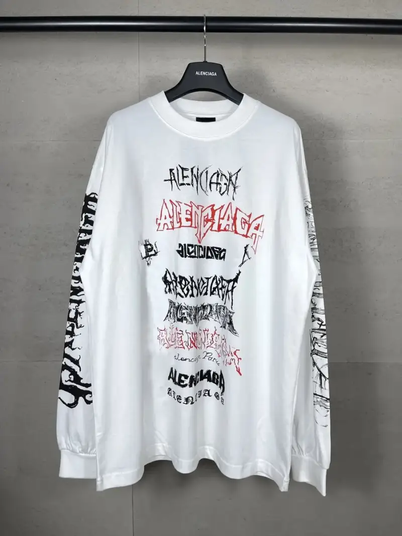 Balenciaga Raver Long Sleeve — white colorway — Kakobuy Spreadsheet photo