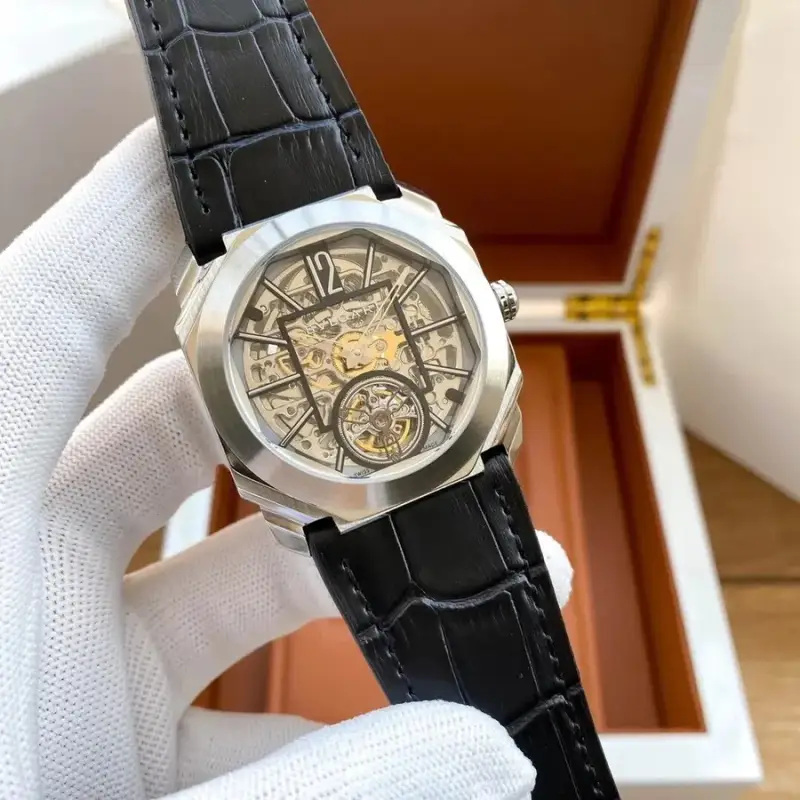 Bvlgari Watch — [strip plate] silver shell hollow plate colorway — USFans Spreadsheet photo