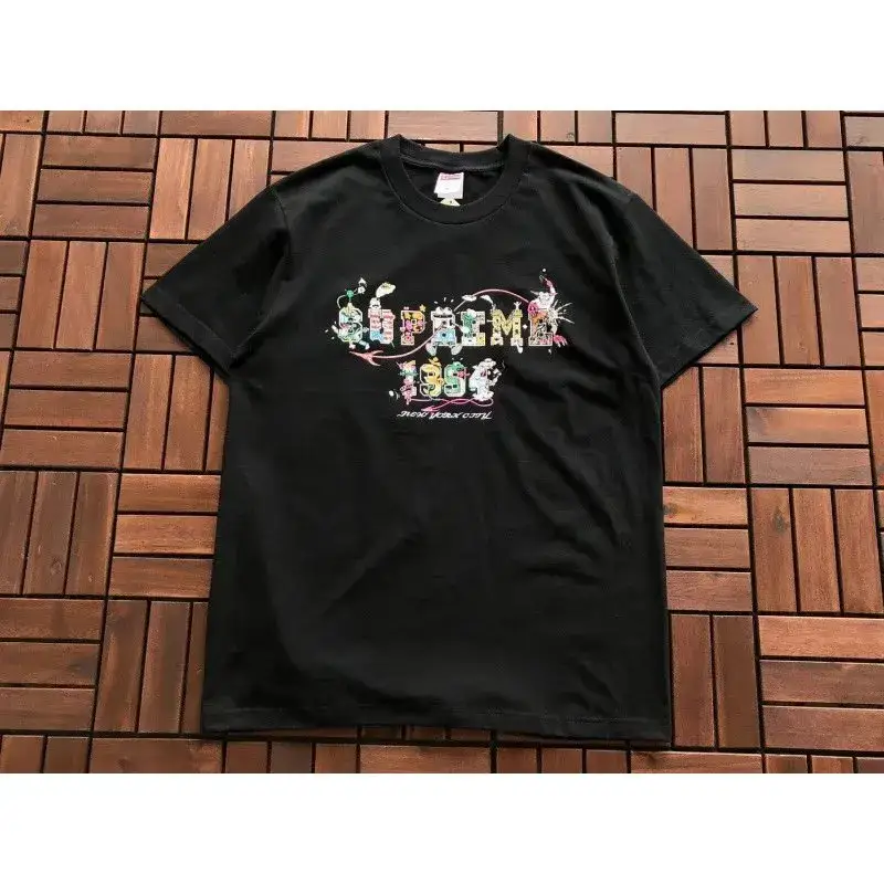 Supreme X Ducati T-Shirt — B382 24 VARSITY TEE Black colorway — USFans Spreadsheet photo