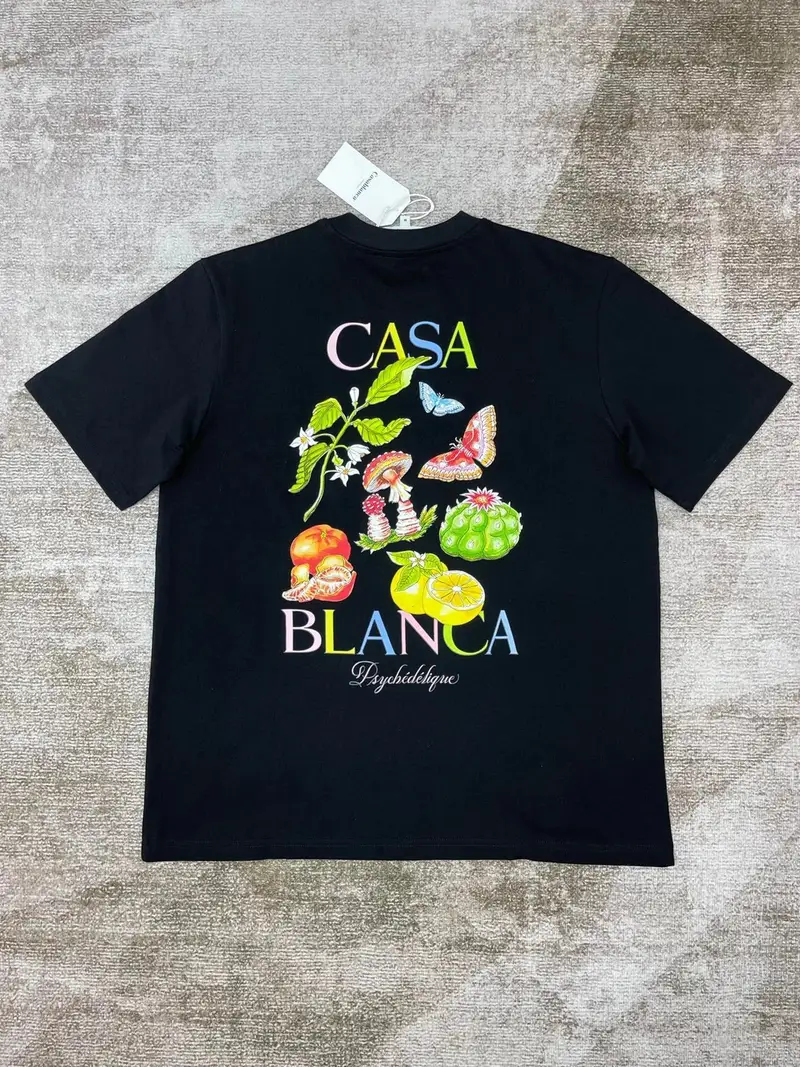 Casablanca T-Shirt — Black 4 colorway — USFans Spreadsheet photo