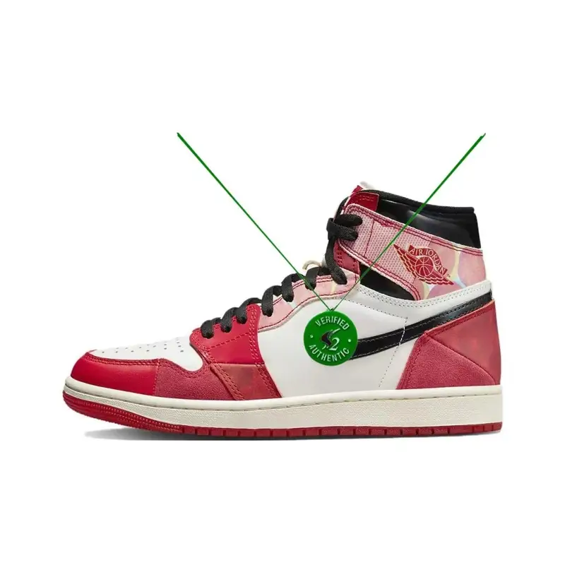 Off-White AJ1 University Blue — New Spliced Spider-Man colorway — USFans Spreadsheet photo