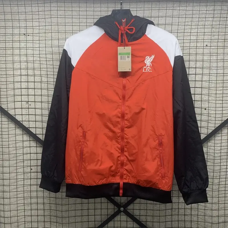 Vintage Jersey Hoodie Zip — Liverpool One-sided Embroidered Hooded W colorway — Kakobuy Spreadsheet photo
