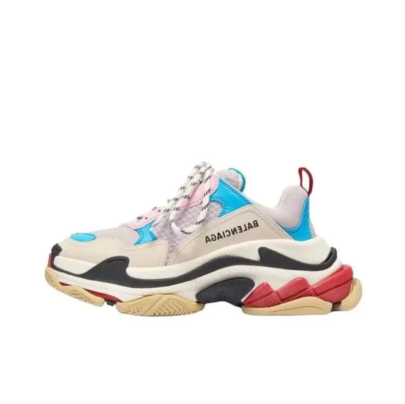 Balenciaga 3S White Shoes — white blue powder colorway — Kakobuy Spreadsheet photo