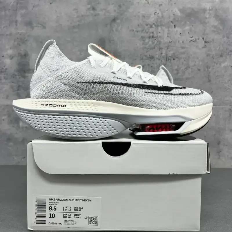 Nike Vaporfly Next% 2 — DJ6206-100 gray colorway — USFans Spreadsheet photo