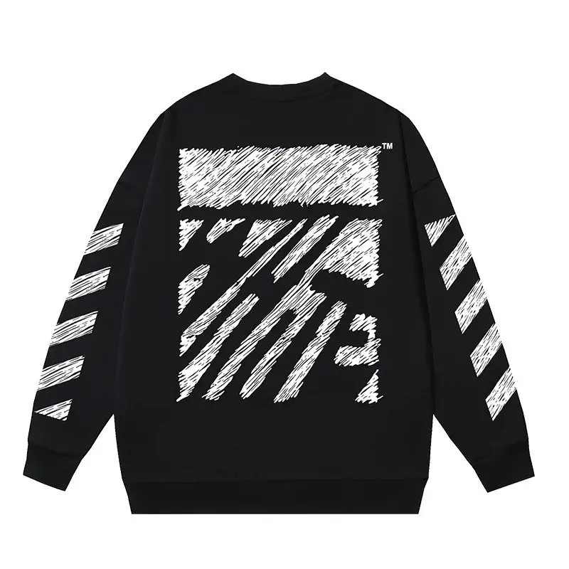 Off-White White Crewneck — 126 black colorway — USFans Spreadsheet photo