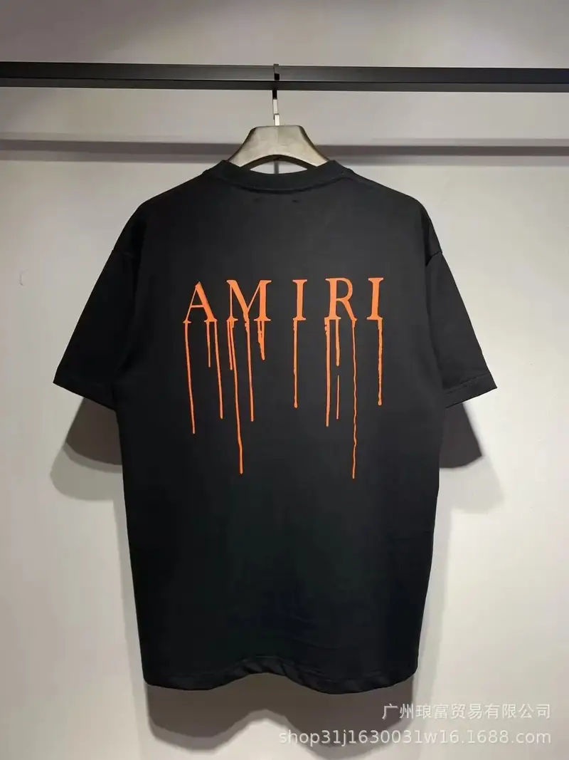 Amiri T-Shirts — 659 black colorway — USFans Spreadsheet photo