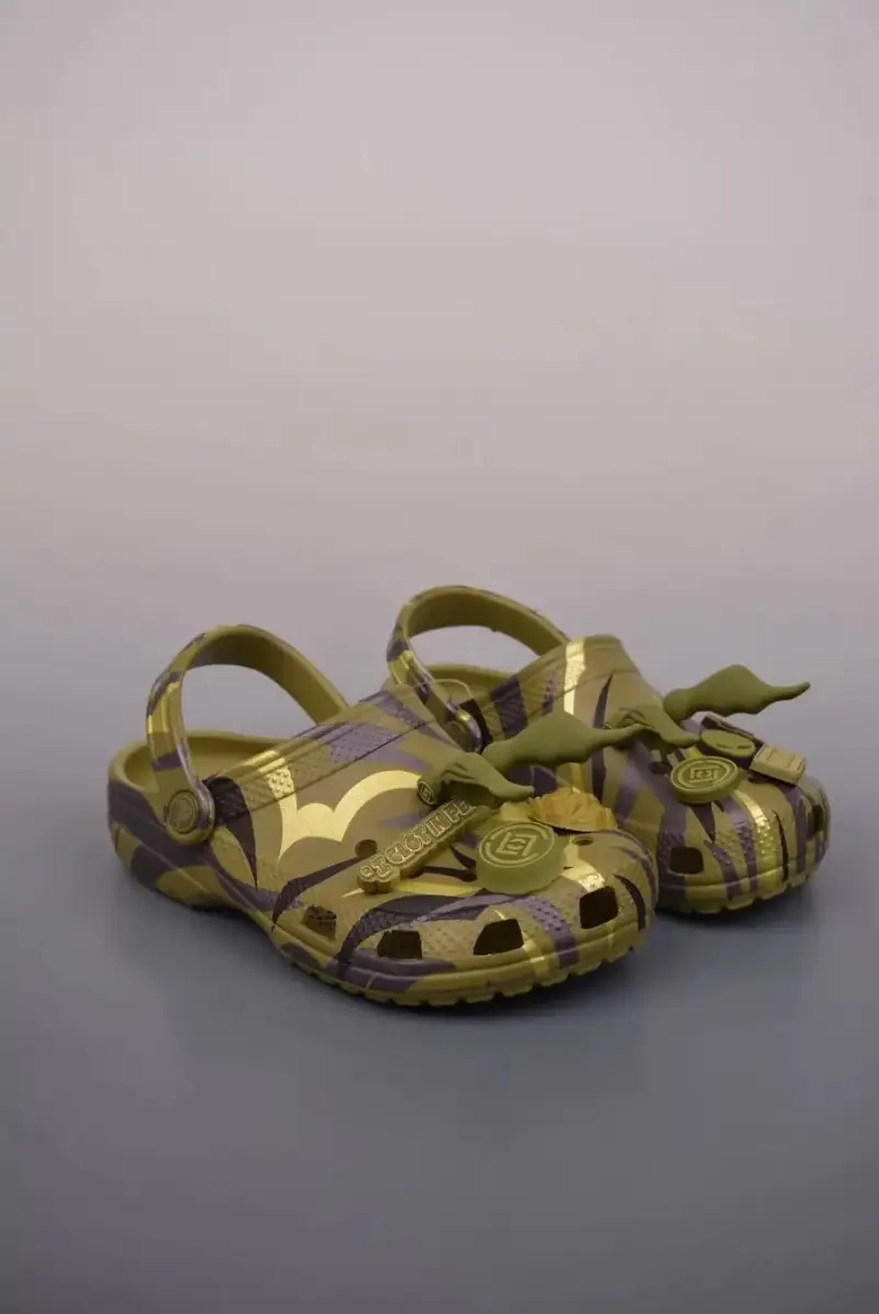 CLOT x Crocs Shoes — Military green colorway — Kakobuy Spreadsheet photo