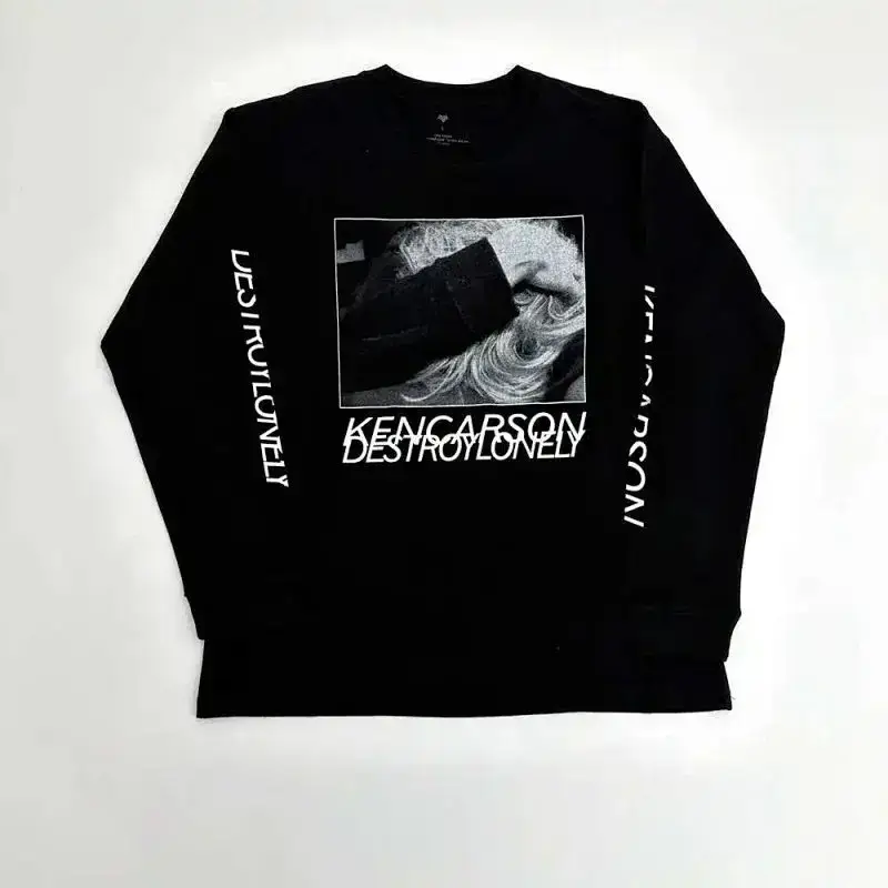 Ken Carson x Destroy Lonely Longsleeve T-Shirt — Black colorway — Kakobuy Spreadsheet photo