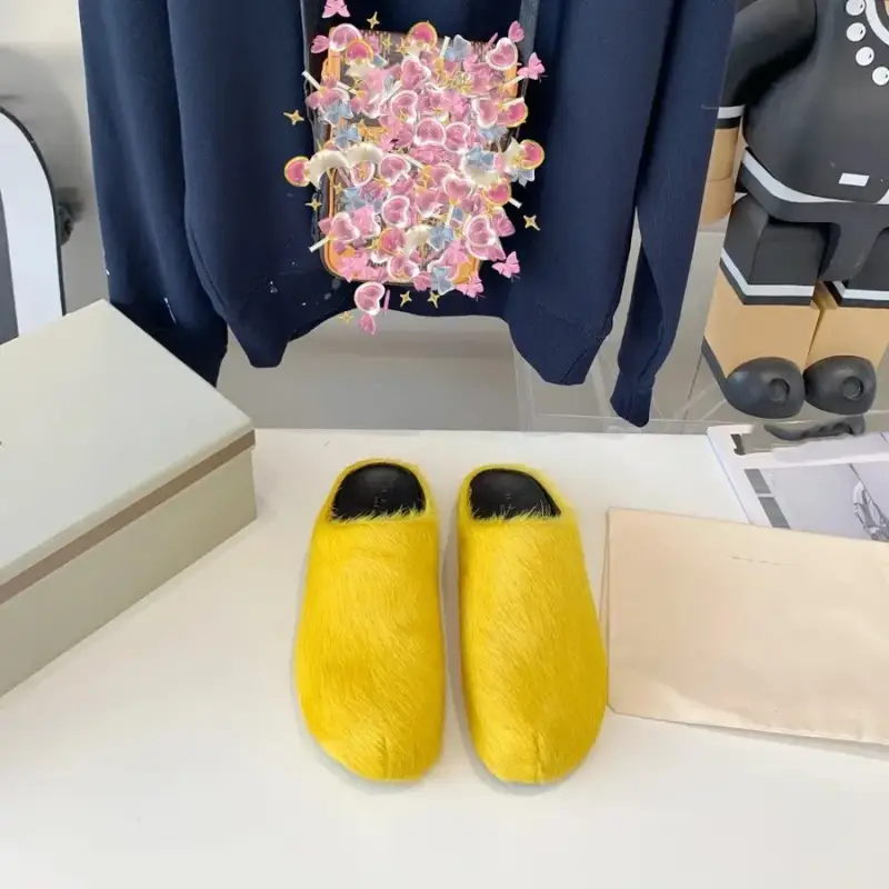 Marni Slides — yellow colorway — Kakobuy Spreadsheet photo