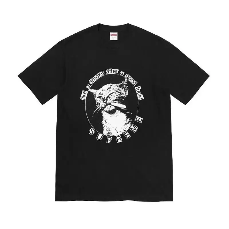 Supreme T-Shirts Cross-Logo — B349 Kitten Black colorway — Kakobuy Spreadsheet photo