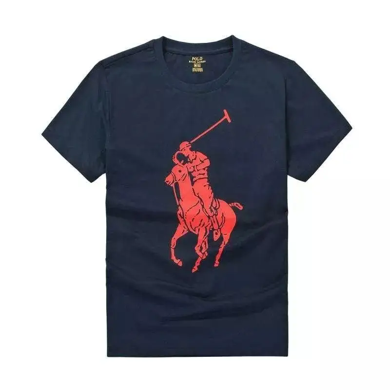 Polo Sport Round Neck T-Shirt — Large floral pattern, sapphire blue colorway — USFans Spreadsheet photo