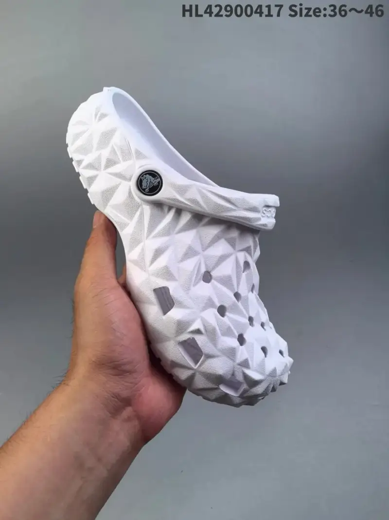 Crocs EVA Shoes — white colorway — USFans Spreadsheet photo