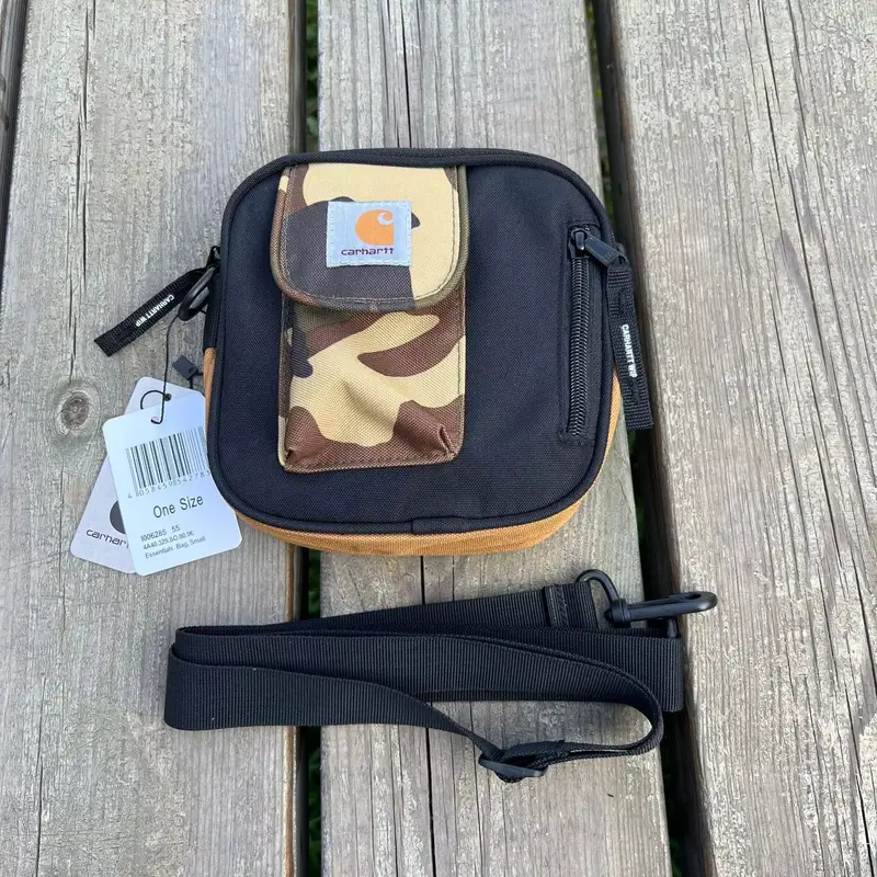 Carhartt Square Shoulder Bag — Pull Bone Square Bag camouflage with bl colorway — USFans Spreadsheet photo