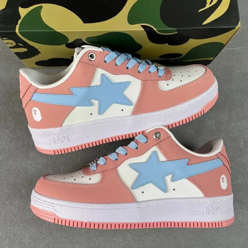 Bapesta Sneakers — powder blue colorway — Kakobuy Spreadsheet photo