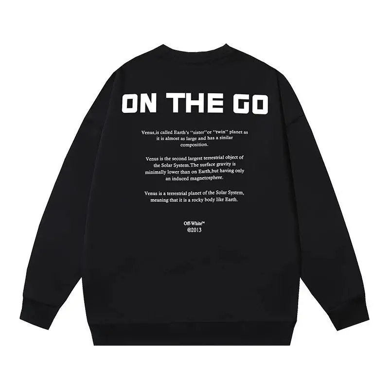 Off-White White Crewneck — 155 black colorway — USFans Spreadsheet photo