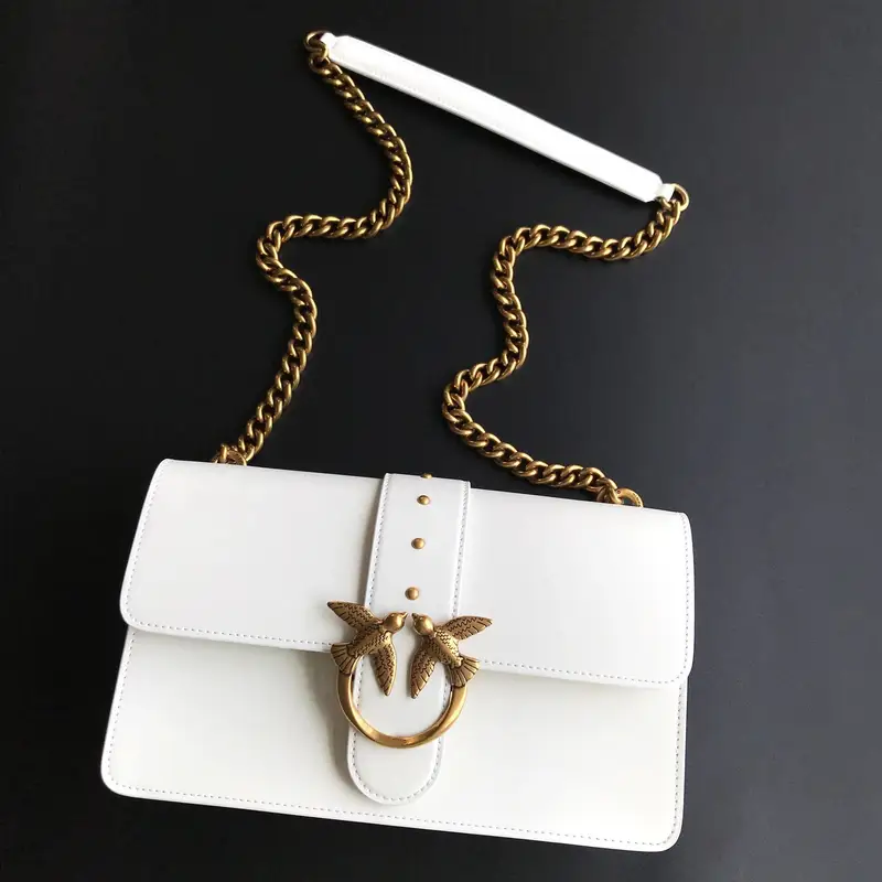 Pinko Bag — 21 Tea Gold Classic White Large Size colorway — USFans Spreadsheet photo