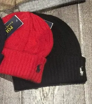 Ralph Lauren Beanie — Black and white markings colorway — USFans Spreadsheet photo
