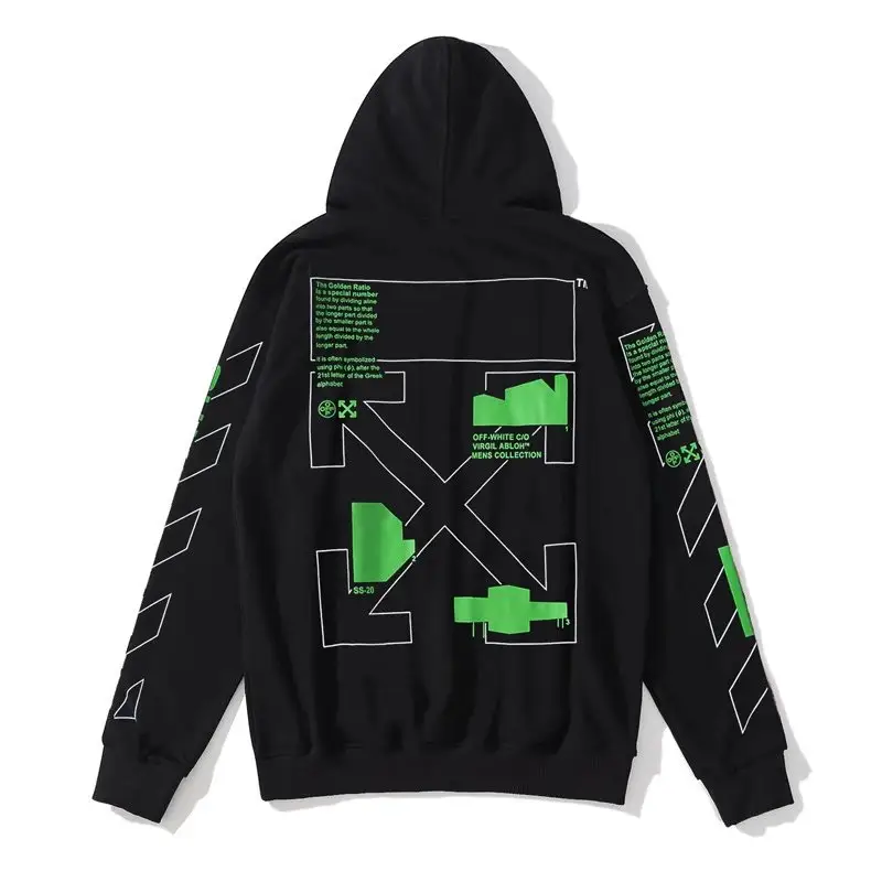 Off-White Hoodies — 835# black terry colorway — Kakobuy Spreadsheet photo