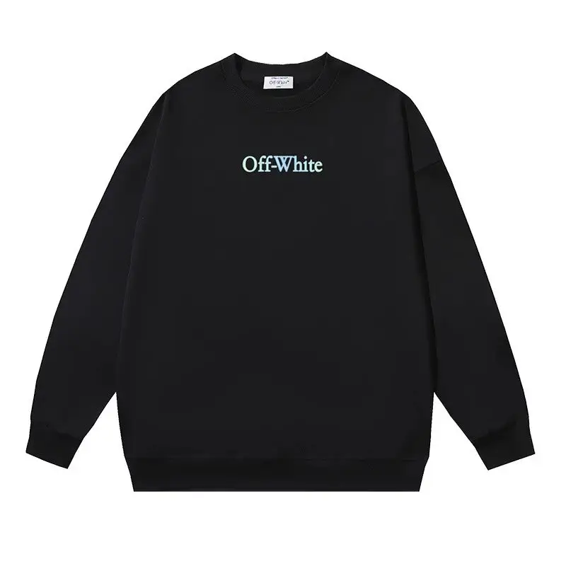 Off-White White Crewneck — 1040 black colorway — USFans Spreadsheet photo