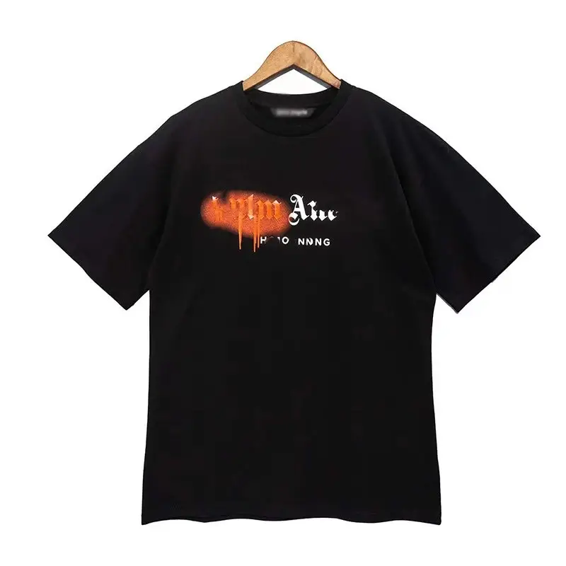 Palm Angels Spray T-Shirt — Black/Red colorway — USFans Spreadsheet photo