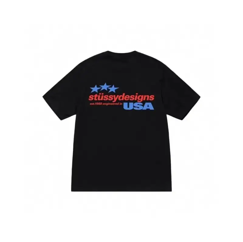 Stussy Tees — 03 Black colorway — USFans Spreadsheet photo