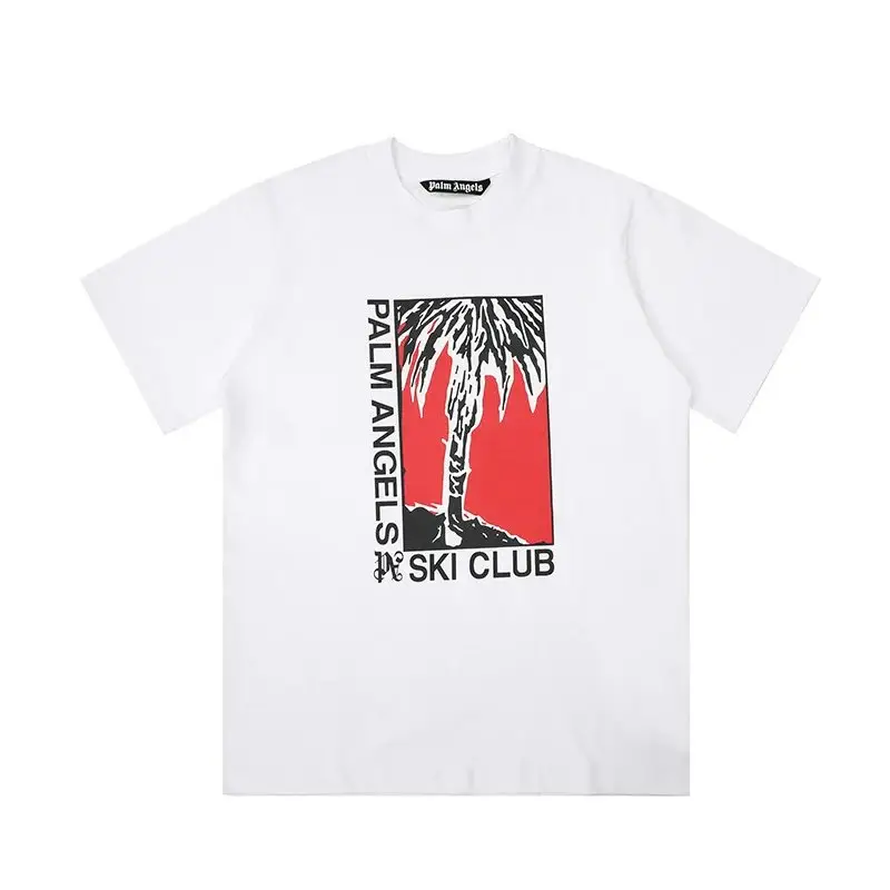 Palm Angels Monogram NY Spray Tee — 2271 white colorway — USFans Spreadsheet photo