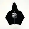Playboi Carti WLR Merch Zip Up Hoodie — Black colorway — USFans Spreadsheet photo