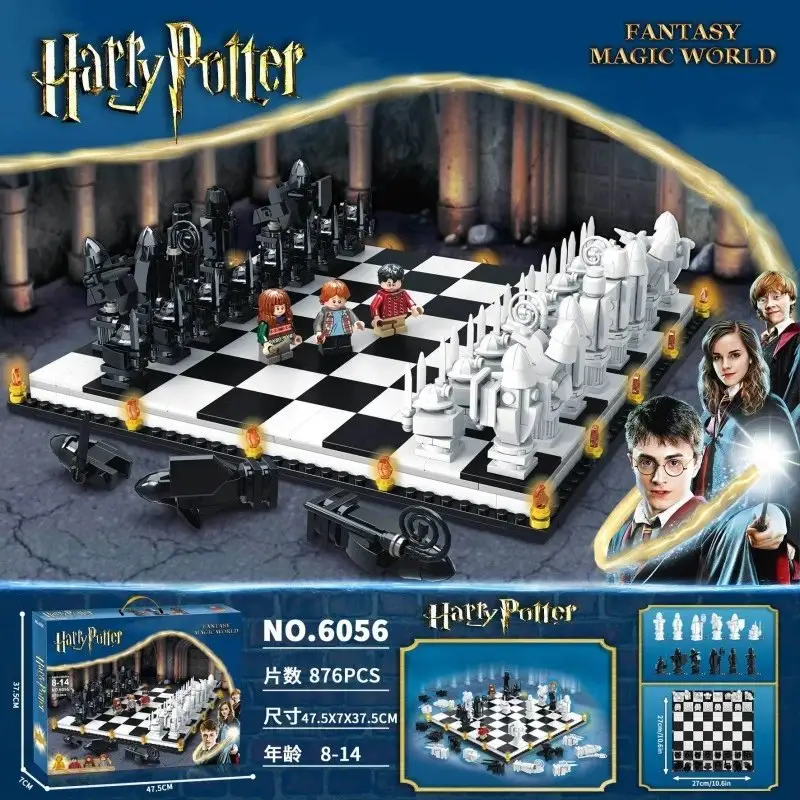 LEGO Hogwarts Castle — 6056 wizard chess [876 particles]-about 0.8KG colorway — USFans Spreadsheet photo