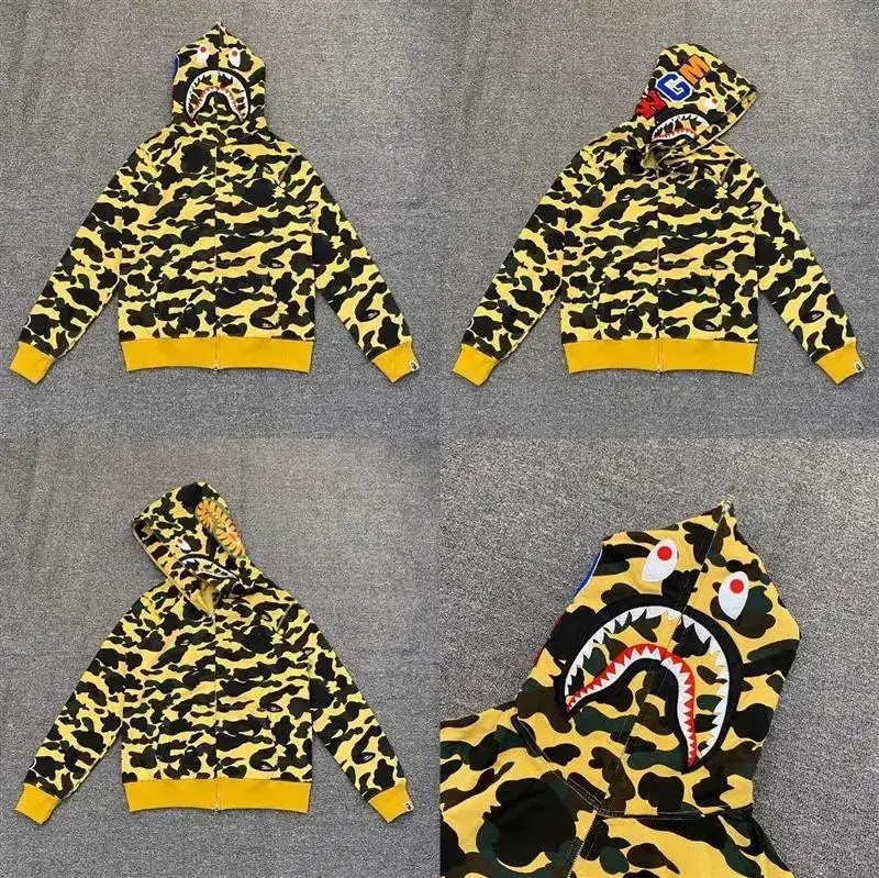Bape Shark (Best Batch) — XX121 Camo Yellow colorway — USFans Spreadsheet photo