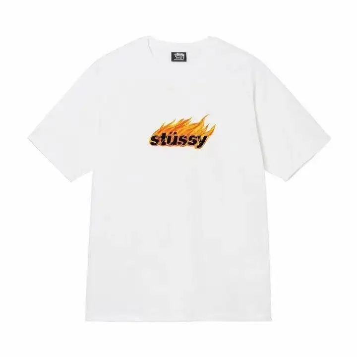 Stussy Tee — White [flame]] colorway — Kakobuy Spreadsheet photo